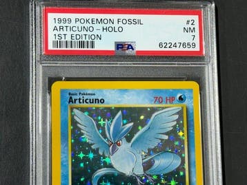 Pokémon - 1 Graded card - Articuno Holo, Fossil #2 Première, Nieuw