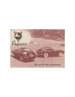 1954 PEGASO 102 B BS BROCHURE ENGELS, Ophalen of Verzenden
