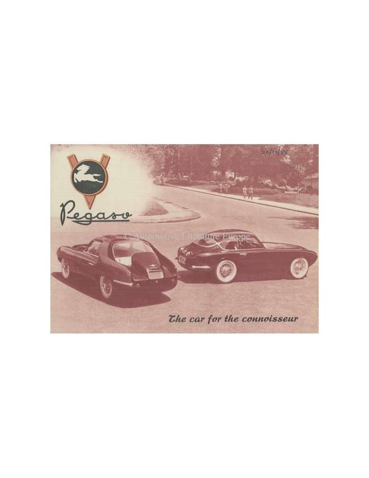 1954 PEGASO 102 B BS BROCHURE ENGELS, Livres, Autos | Brochures & Magazines, Enlèvement ou Envoi