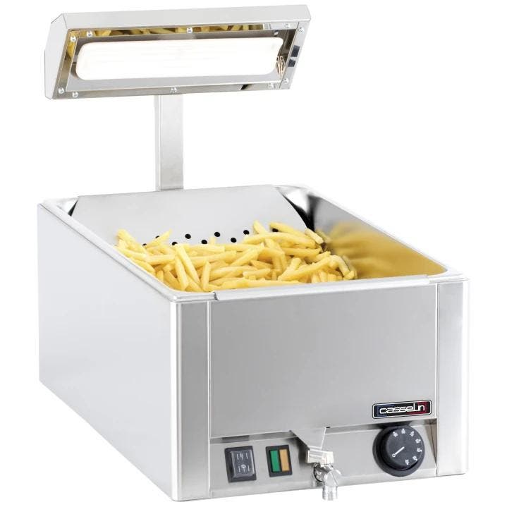 Friet-Warmhouder | 1/1 GN | 1.2kW (230V) | Aftapkraan |, Zakelijke goederen, Horeca | Keukenapparatuur, Nieuw in verpakking, Verzenden
