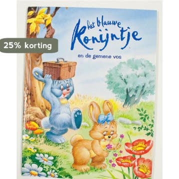 Het blauwe konijntje en de gemene vos 9789041221988, Verzenden, Gelezen