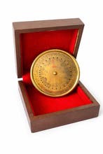 Calculateur horaire universel / World Time , coffret ,, Antiek en Kunst