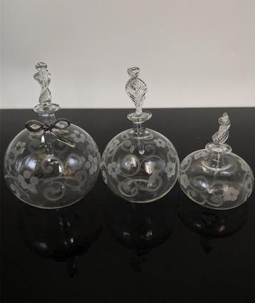 F&M Ballarin - F&M Ballarin - Flacon de parfum (3) - Verre, Antiquités & Art