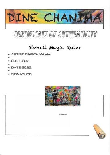 Dine Chanima (XX-XXI) - Stencil Magic Ruler