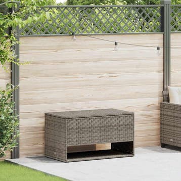 vidaXL Opbergbox voor buiten 100x55x55,5 cm poly rattan, Tuin en Terras, Verzenden, Nieuw