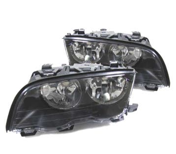 PHARES BMW E46 4 PORTES 98-01FOND NOIR, Verzenden, Neuf