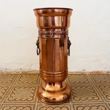 Paraplustandaard/rek - Koper - Vintage Parapluhouder, Antiek en Kunst