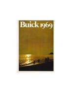 1969 BUICK PROGRAMMA BROCHURE ENGELS (USA), Nieuw