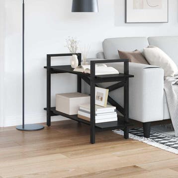 vidaXL Boekenplank 2-laags 100 x 33.5 x 64 cm Bewerkt hout, Verzenden