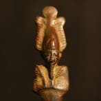 Oude Egypte, late periode Brons Beeld van Osiris, 9,3 cm