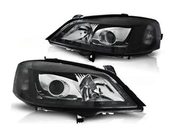 Koplampen Black H7 geschikt voor Opel Astra G, Verzenden, Nieuw, Opel