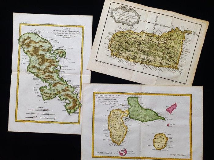 Caraibi e America Centrale - [LOT van 3] - Caribisch gebied, Livres, Atlas & Cartes géographiques