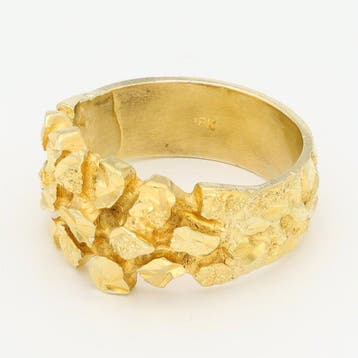 Ring - 18 karaat Geel goud, Handtassen en Accessoires, Ringen, Nieuw