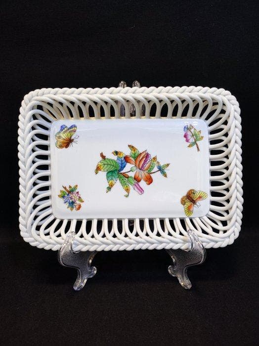 Herend - Bonbon mand (2) - Rond en schaalvormig, rechthoekig, Antiek en Kunst, Antiek | Glaswerk en Kristal