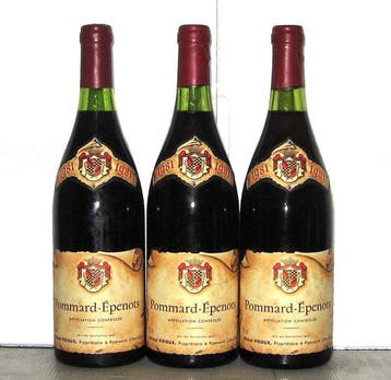 1981 Michel Piroux Epenots - Pommard 1er Cru - 3 Flessen, Nieuw