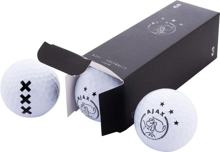 Ajax Golfballen 12 stuks (Spellen), Boeken, Hobby en Vrije tijd, Nieuw, Ophalen of Verzenden