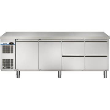 Koelwerkbank | COOL-LINE | 530L | 2 Deuren + 4 Laden (1/1, Verzenden, Nieuw in verpakking