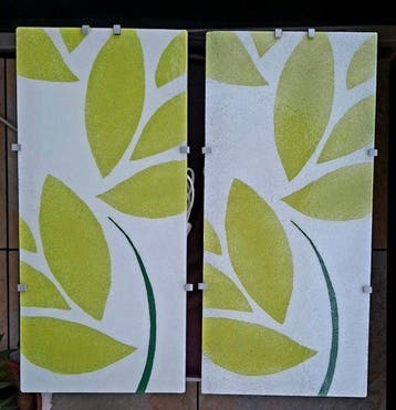 IKEA - Julia Treutiger - Wallchiere (2) - Gyllen - Verre,