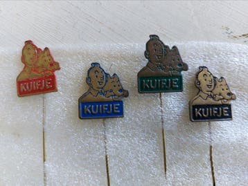 La Boutique de Tintin - Beeldje - Kuifje spelden set (8) -, Nieuw