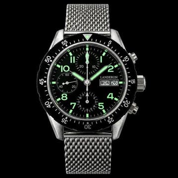 Landeron Pilote Automatic - Day-Date - Homme - 2026, Nieuw
