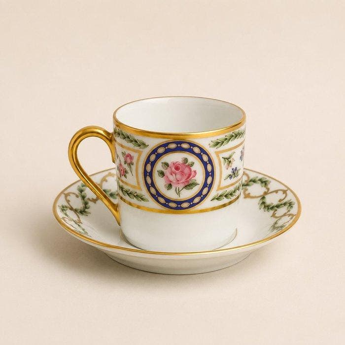 Limoges - Maison Haviland - Koffieservies (27) -, Antiquités & Art, Antiquités | Meubles | Tables