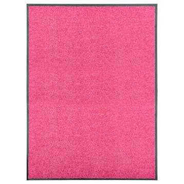 vidaXL Deurmat wasbaar 90x120 cm roze, Verzenden