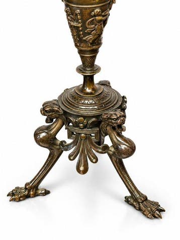 Kaarsenhouder (2) - Brons - Elegante paar kaarsenhouders.