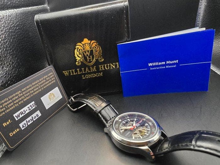 William Hunt - Automatic -FULL SET - Skeleton - Sans prix de, Bijoux, Sacs & Beauté, Montres | Hommes