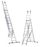 Altrex 3-delige reformladder All Round 3×9 sporten, Nieuw, Ophalen of Verzenden, Ladder, Opvouwbaar of Inschuifbaar