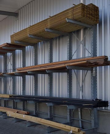 Draagarmstelling verzinkt NIEUW 3,5 m hoog en 1,2 m diep, Verzenden