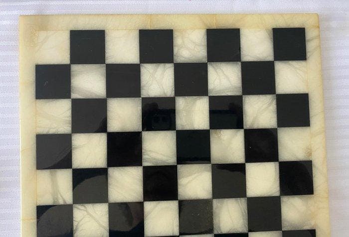 Chiellini - Schaakspel - Marmeren albasten, Antiek en Kunst, Curiosa en Brocante