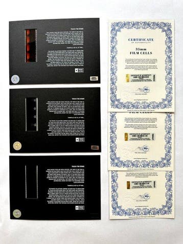 Terminator – Rare Set of 3 Mounted 35mm Film Cells –