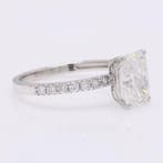 Zonder minimumprijs - Ring Platina - 2.16ct. tw. Diamant, Nieuw
