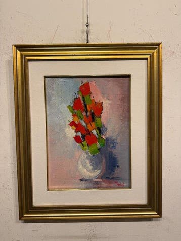 Italiaanse school (XX) - Vaso di Fiori, Antiek en Kunst