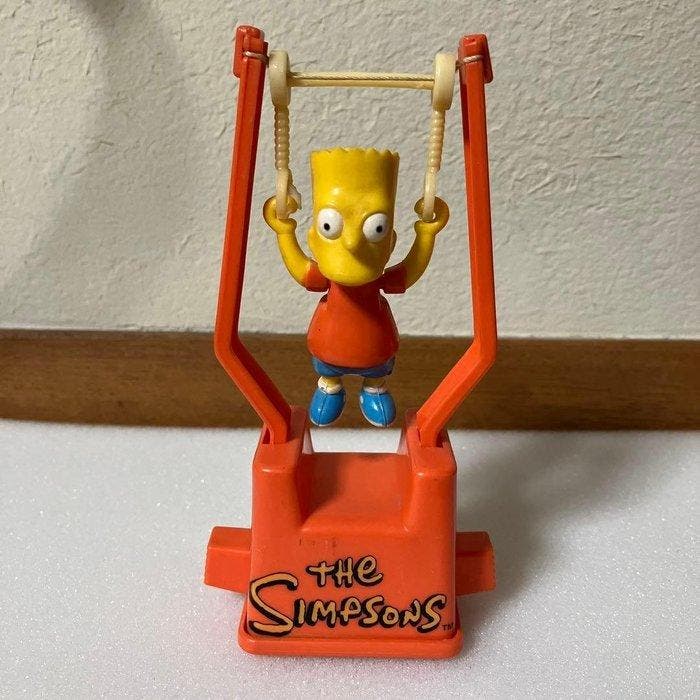 The Simpsons Vintage Toy & PEZ Figure Set (1999) Bart, Collections, Cinéma & Télévision