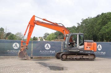 Veiling: Rupsgraafmachine Hitachi Zaxis ZX130-3 Diesel 69kW, Ophalen