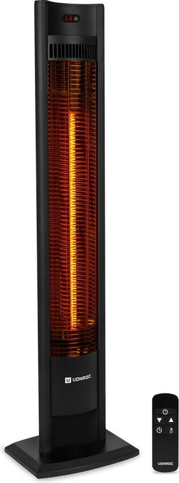 2dekans | VONROC Terrasverwarmer – 2 Warmtestanden – 2000 W, Ophalen of Verzenden