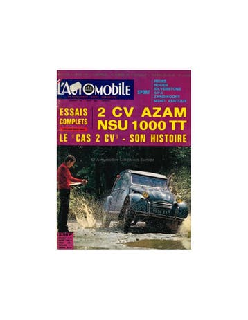 1966 LAUTOMOBILE MAGAZINE 244 FRANS