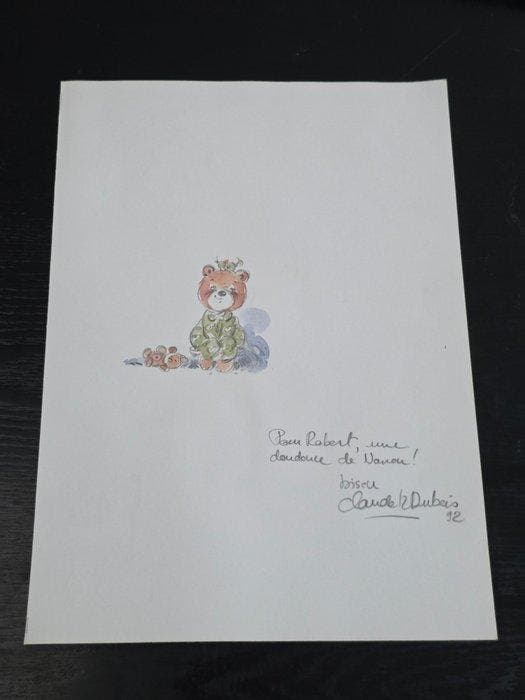 Claude K. Dubois - 1 Original colour drawing - Lourson, Boeken, Stripverhalen