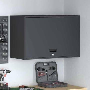 vidaXL Antraciet 80 x 33 x 35 cm Poedergecoat staal, Verzenden