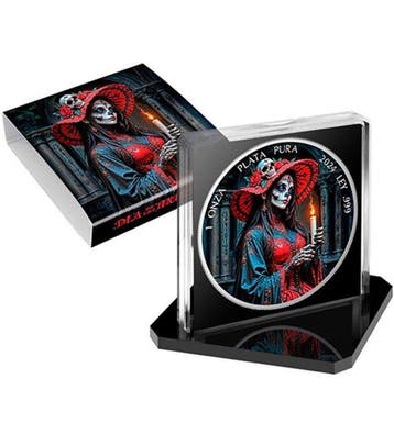 Mexique. 1 Onza 2024 La Parca - Dia de los Muertos , 1 Oz