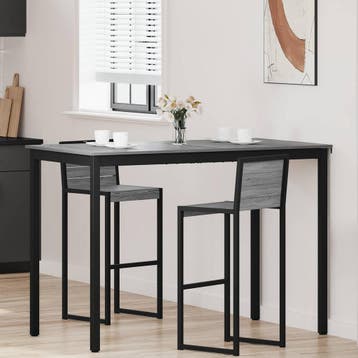 vidaXL Staande Bartafel Bewerkt hout Rechthoekig, Verzenden