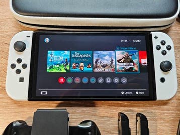 Nintendo - Switch - Nintendo Switch OLED (White) Bundle -, Nieuw