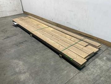 Veiling - 70x Steigerplank old look gedroogd 400x19,5x3cm, Nieuw