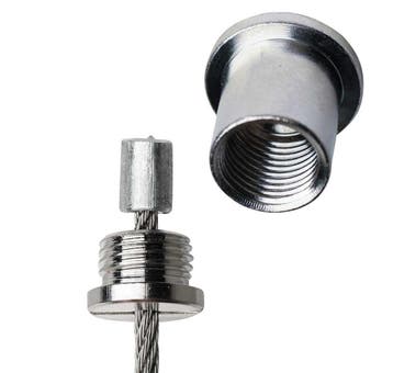 Plafondbevestiging voor staalkabel 2.5mm, Verzenden, Nieuw