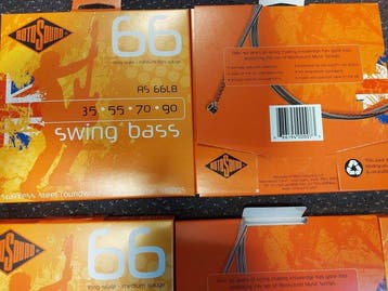 Rotosound 66 Swing Bass - 5 sets strings for - - Elektrische