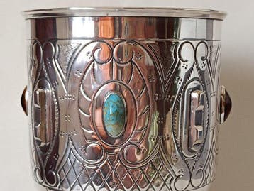 Kelk - Great Jewish Altar Cup - 26,2 cm - Alpaca