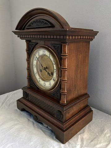 Slingerklok - HAC - Antiek Hout, Messing - 1880-1920, Antiek en Kunst