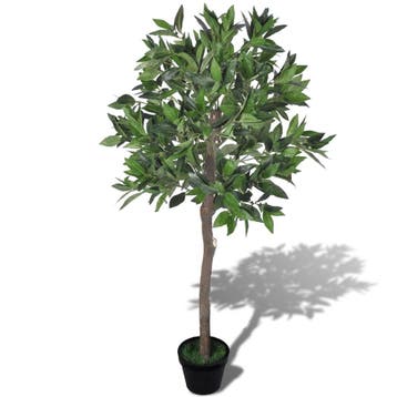 vidaXL Kunst laurierboom met pot 120 cm, Huis en Inrichting, Verzenden, Nieuw