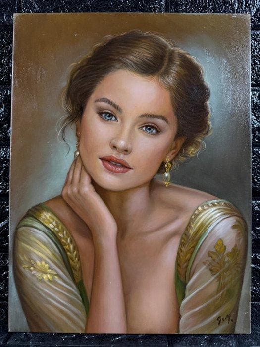 G. Morello (XX-XXI) - Sguardo di Venere, Antiek en Kunst, Kunst | Schilderijen | Klassiek